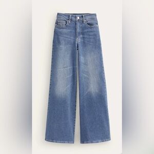 NWOT Women’s Boden Classic Blue High Rise Wide-Leg Jeans 31 P